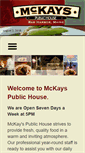 Mobile Screenshot of mckayspublichouse.com